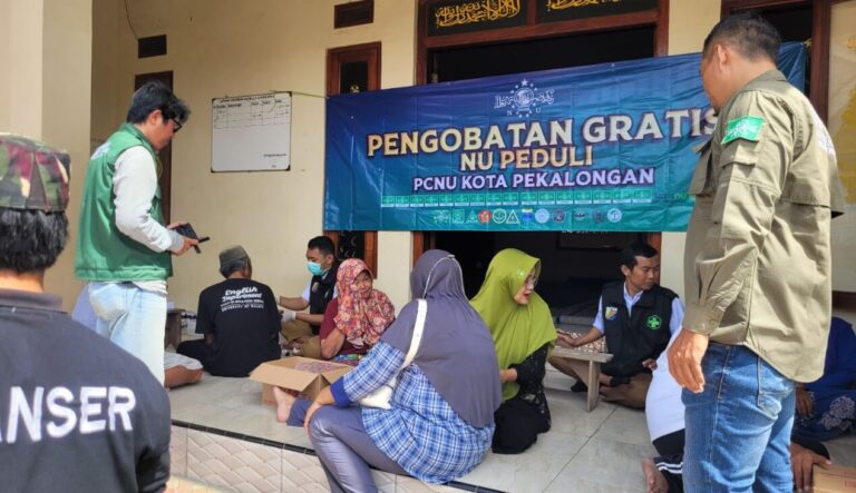 NU Peduli PCNU Kota Pekalongan Tebar Harapan Kesehatan di Kampung Rob